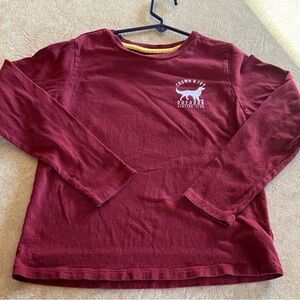 Crown & Ivy Maroon Long Sleeve Shirt